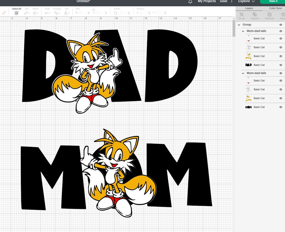 Tails SVG PNG EPS Digital File
