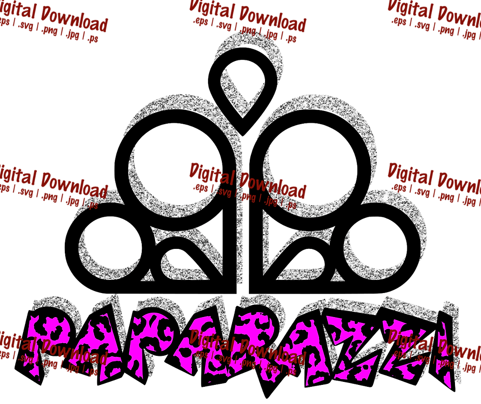 Thumbnail: Paparazzi easy cut and weed cricut svg cut image