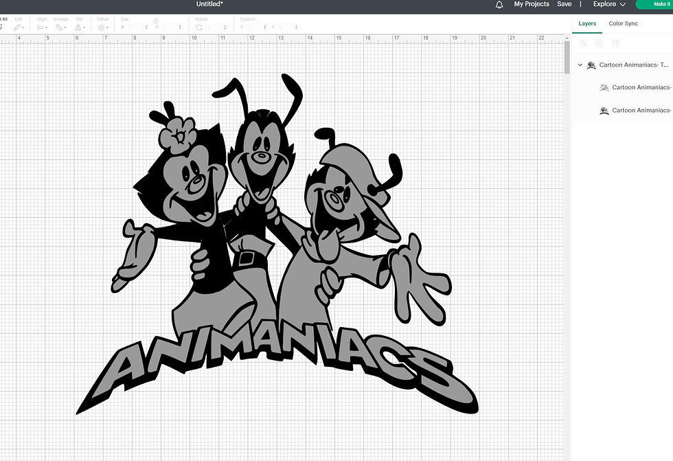 Thumbnail: Animaniacs digital cut image