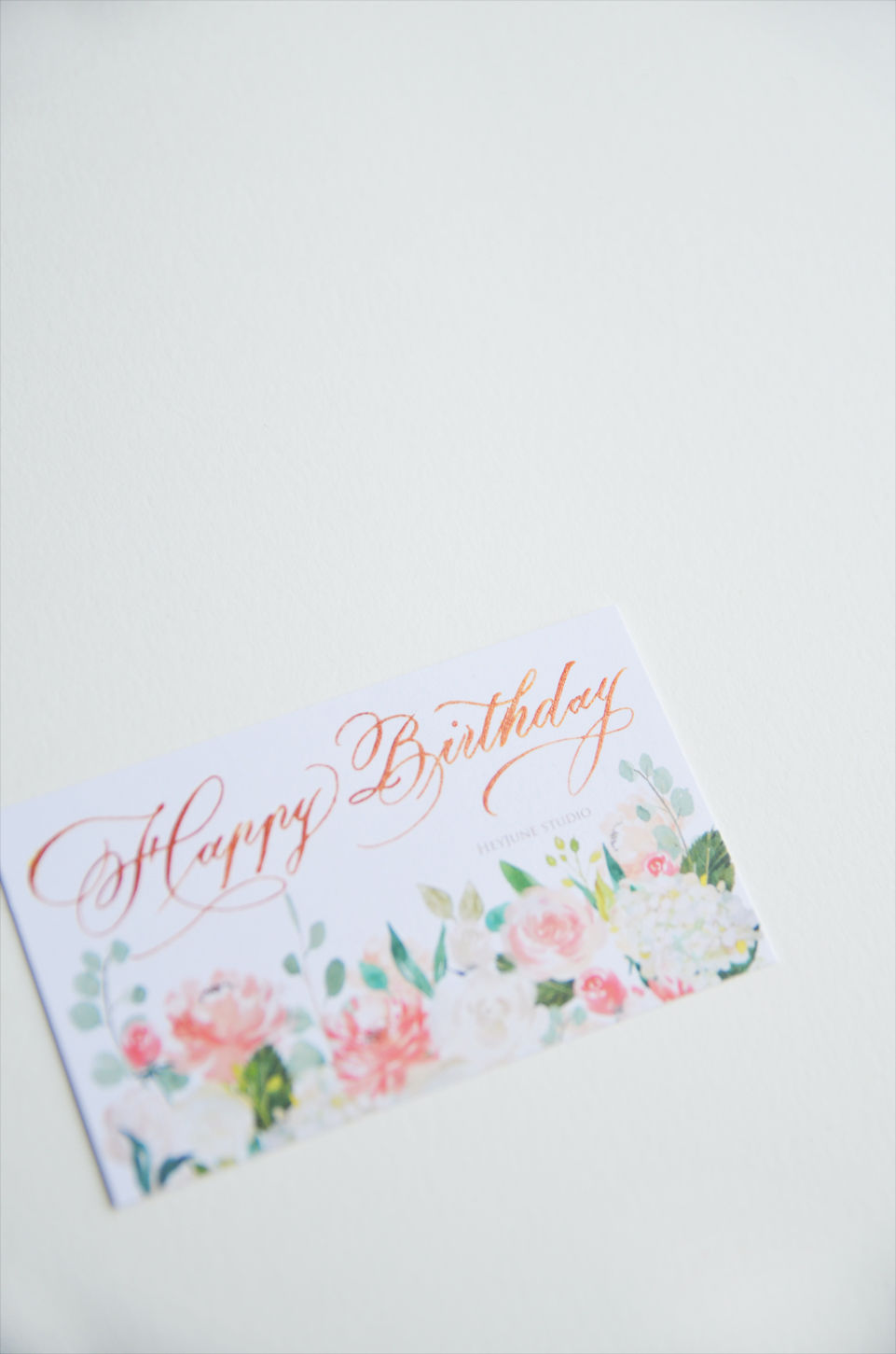 Thumbnail: 書法小卡 Calligraphy on Watercolor Card