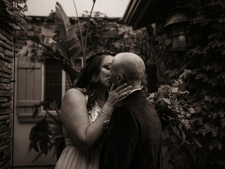 D + T's Gourmet Backyard Wedding