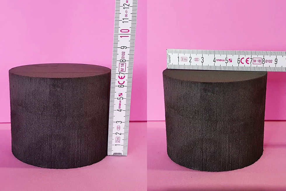 Miniaturbild: Abmessungen der Großen Klötze anhand eines Meterstabs (siehe Text)