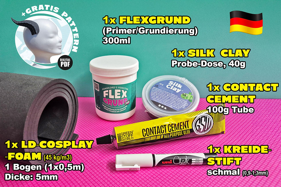 Starter Bundle, 6-teilig. Beschriftet in Deutsch. Alle Infos im Text