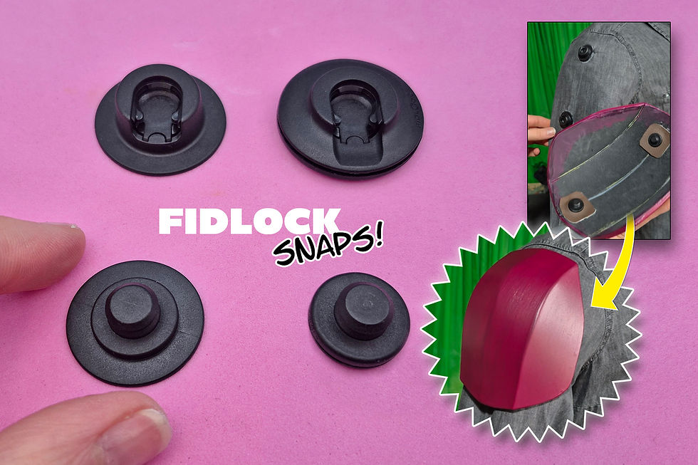 Fidlock Snap Verschlüsse in Variante Nähbar und Schraube. Alle Infos im Text.