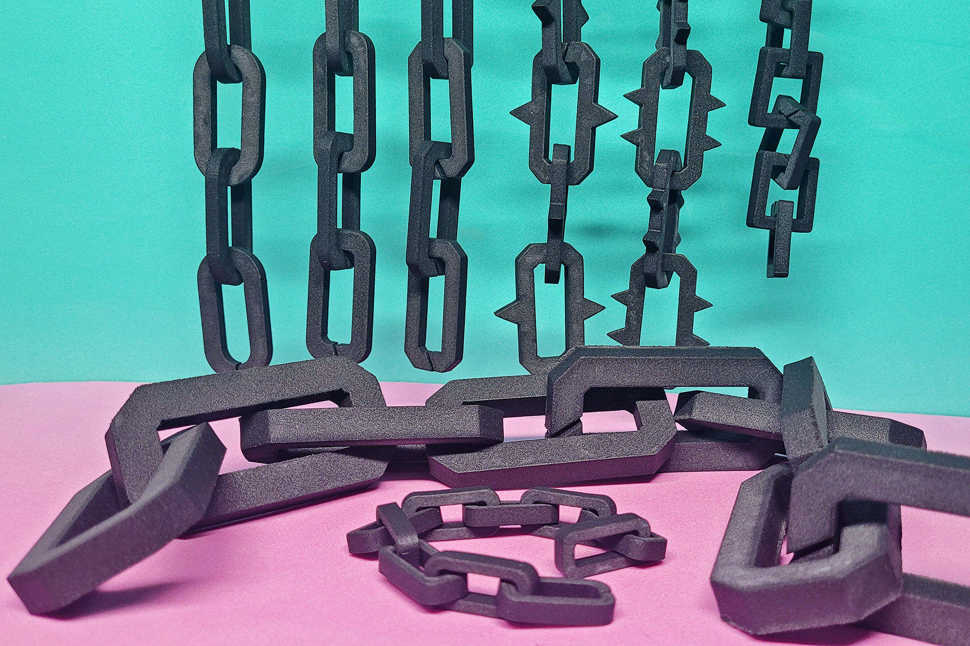 Kettenglieder (aus Foam)