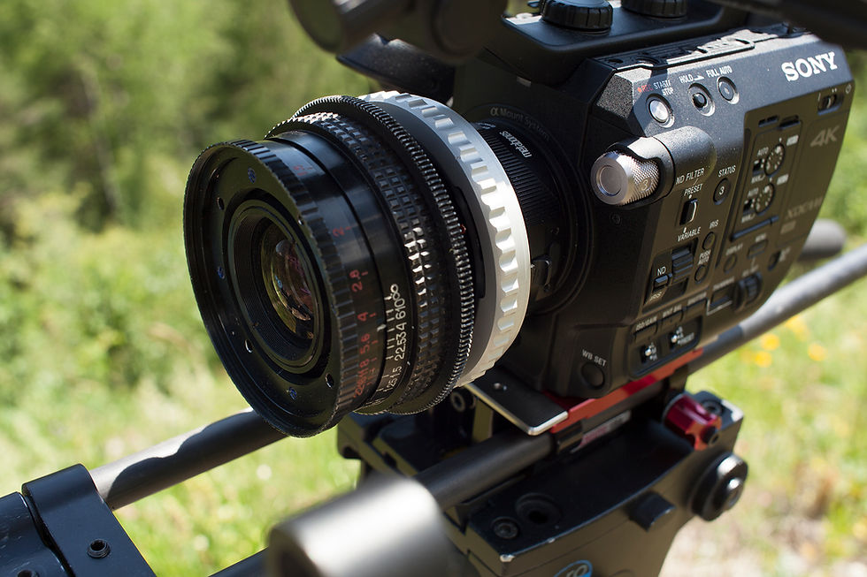 Sony FS5 with Lomo OKC11