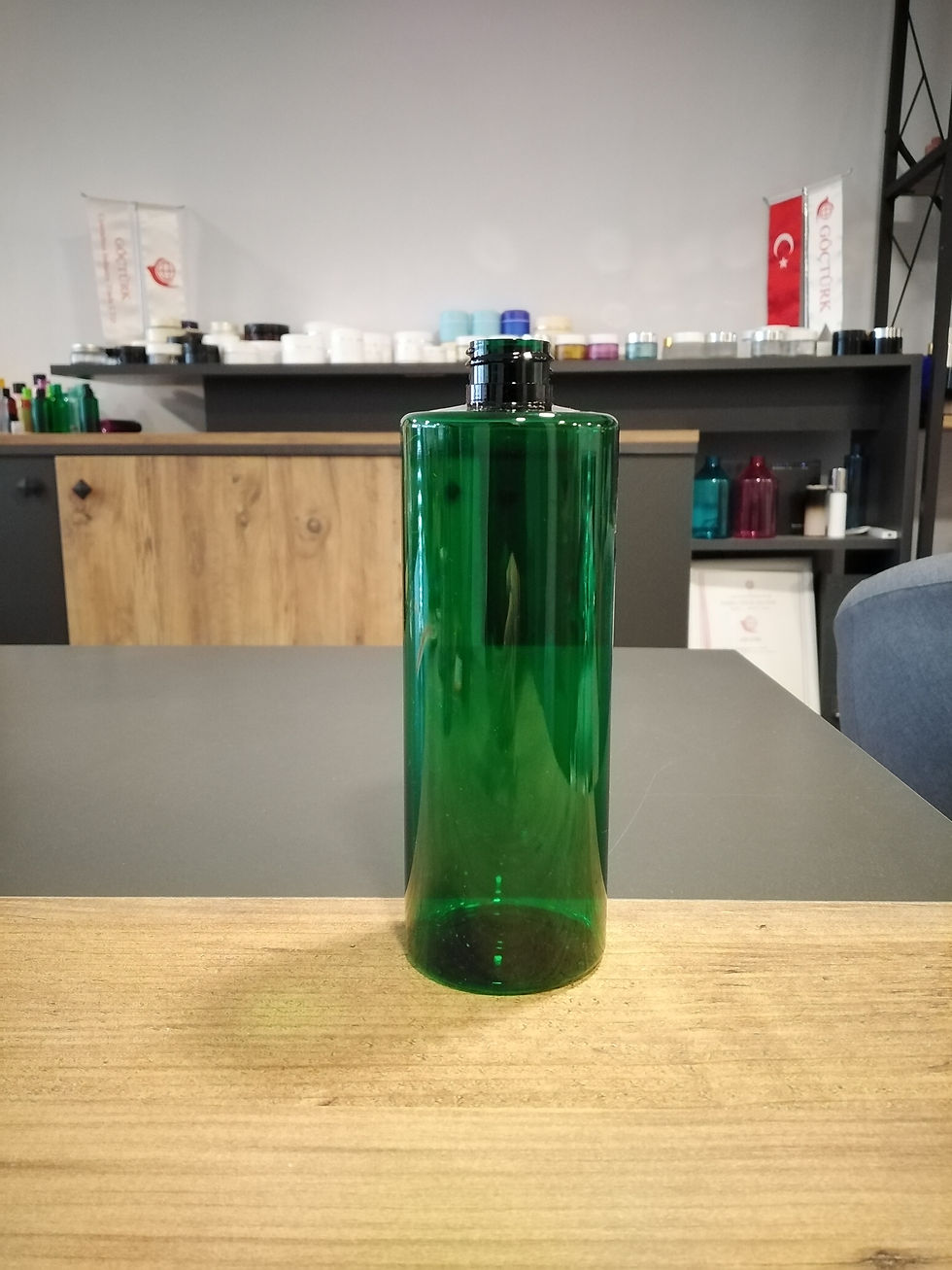 400 ml Yeşil Silindir pet şişe