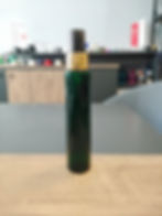 100 ml yeşil uzun silindir pet şişe