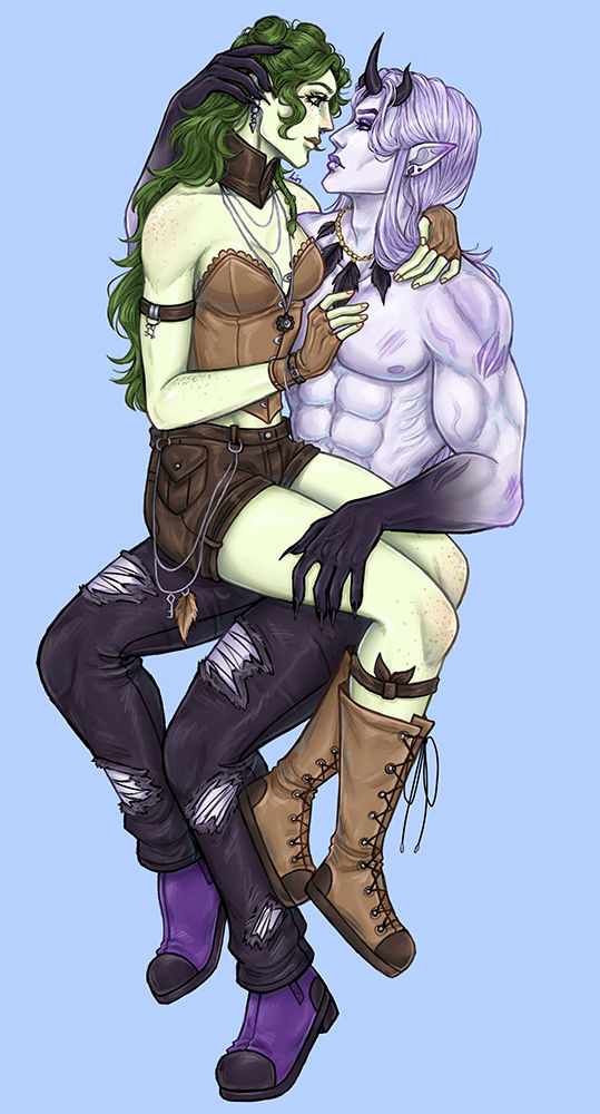 Josain and Savrion Art by: Author Clare Dugmore