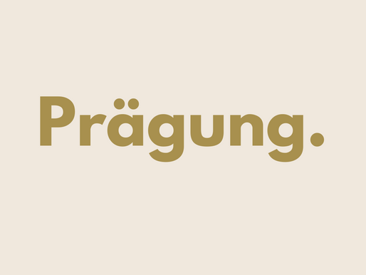 Prägung.