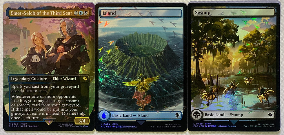 Special edition Chocobo footprint cards are also a brilliant addition to this deck.
