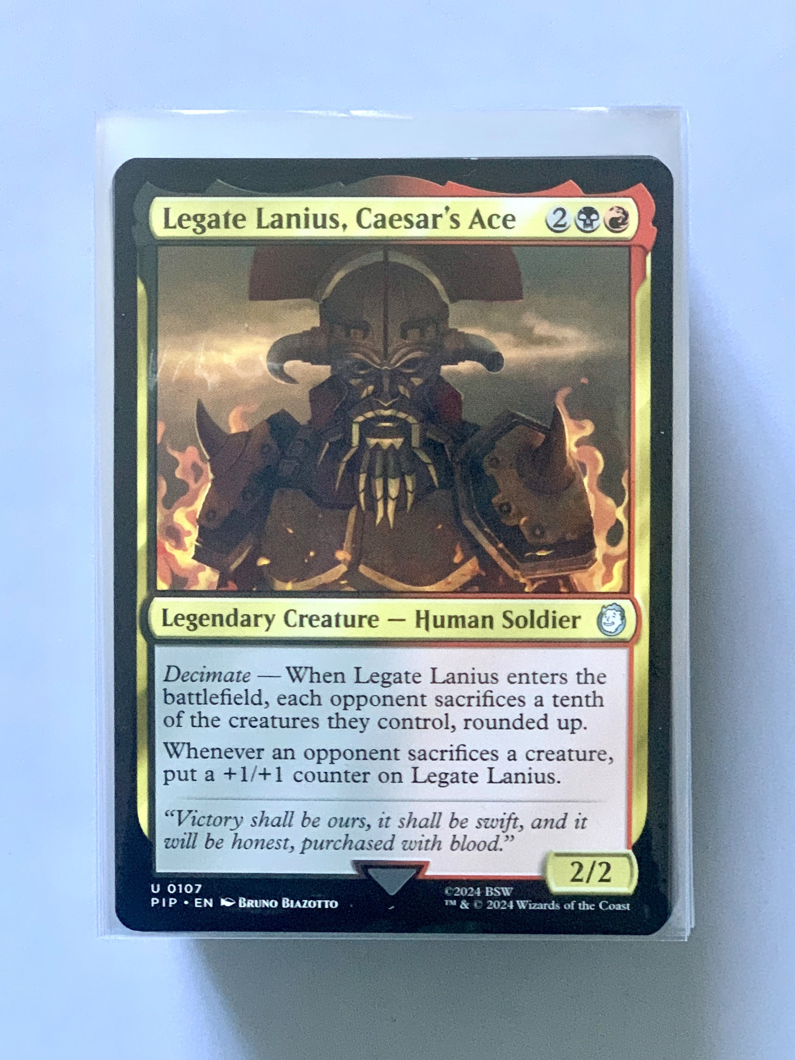 Legate Lanius, Caesar's Ace