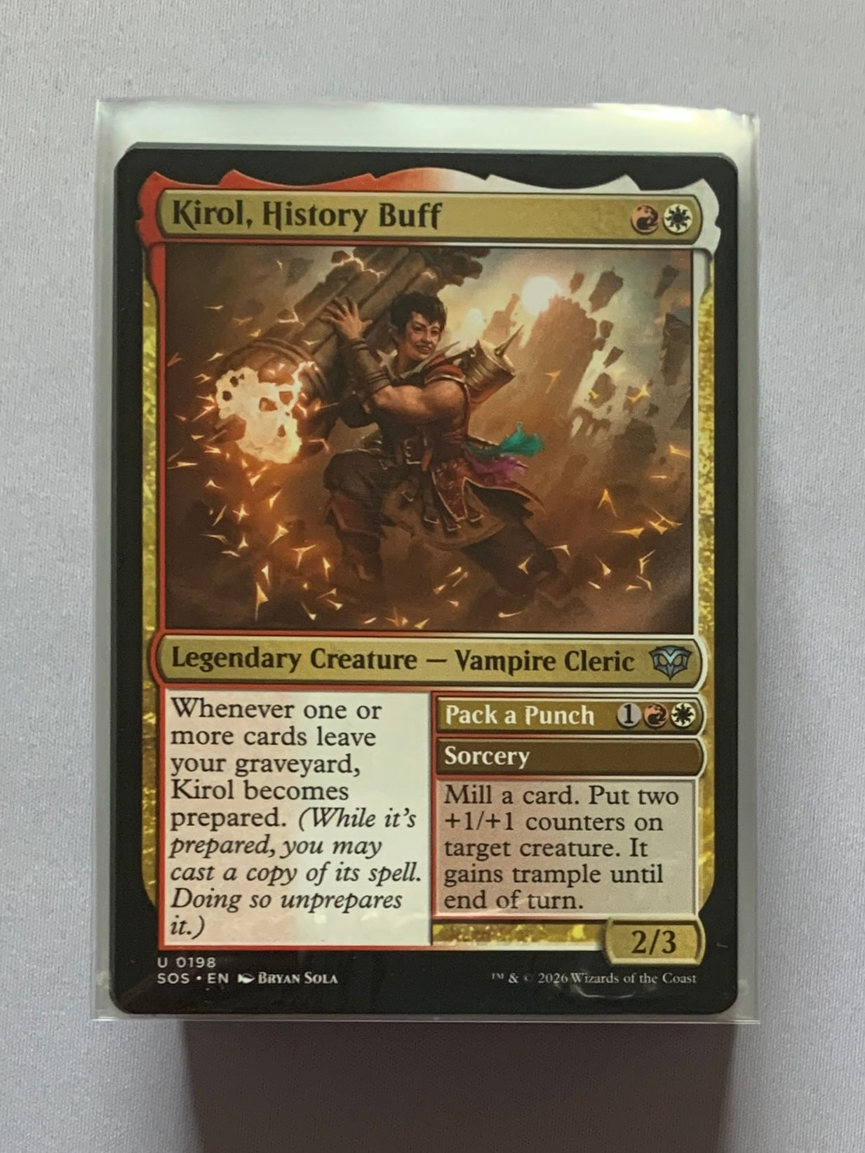 Kirol, History Buff // Pack a Punch