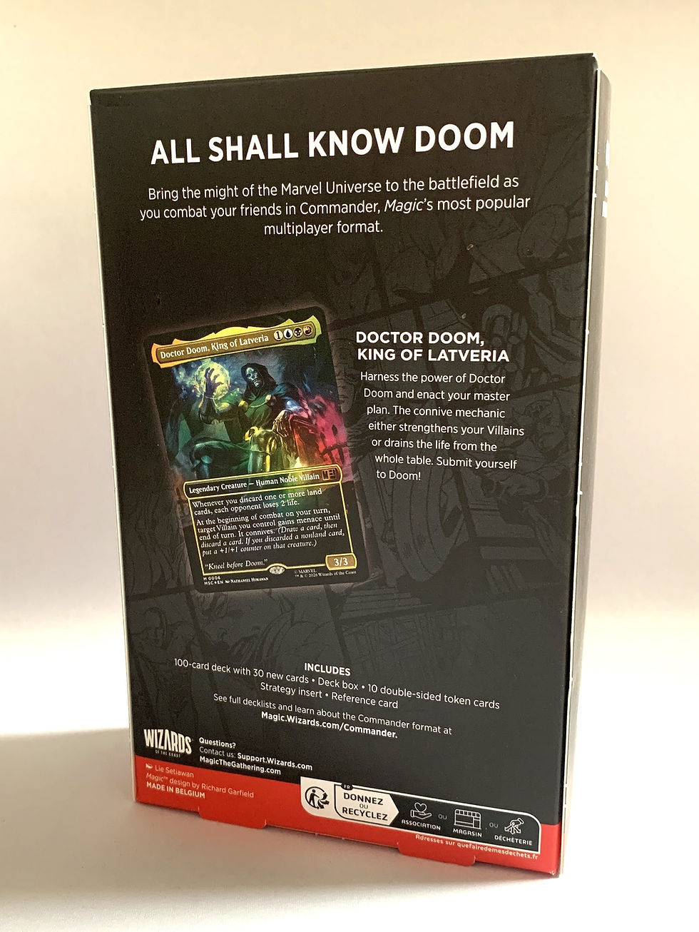 Marvel Super Heroes Commander Deck - Doom Prevails Back