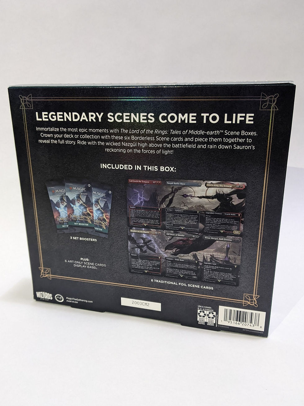 MTG LOTR - Scene Box - Flight Of The Witch-King - Back