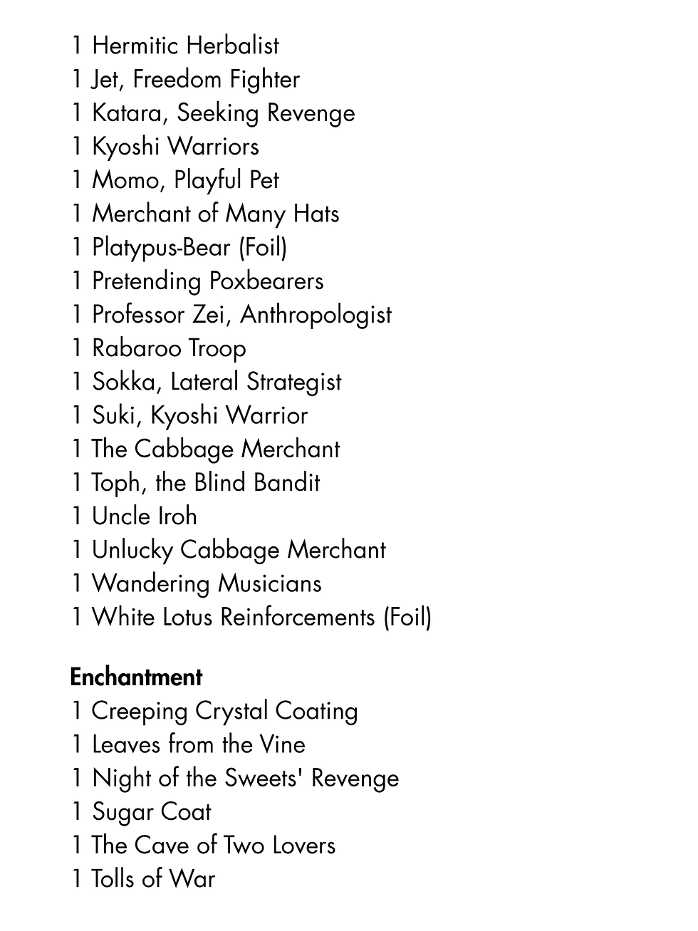 Thumbnail: General Tazri Deck List 02