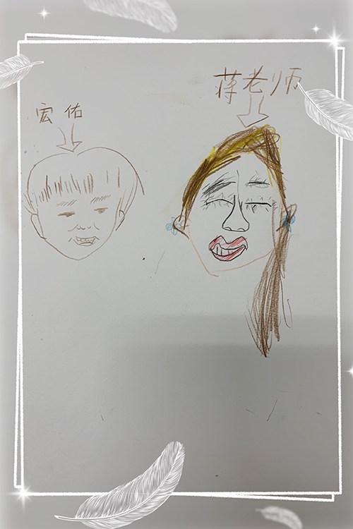 大好きな蒋先生の変顔を描いてみました~