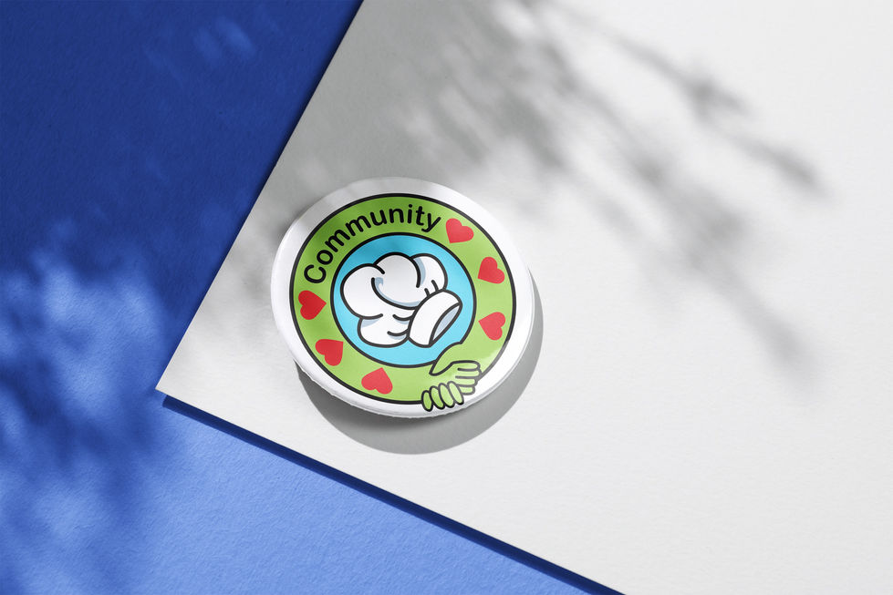 Round Badge Mockup