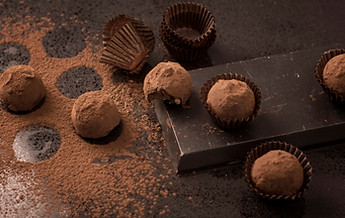 Chocolate Truffles Display