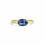 Thumbnail: Anello in oro con zaffiro ovale