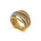 Thumbnail: Anello da donna intrecciato in oro rosa e diamanti