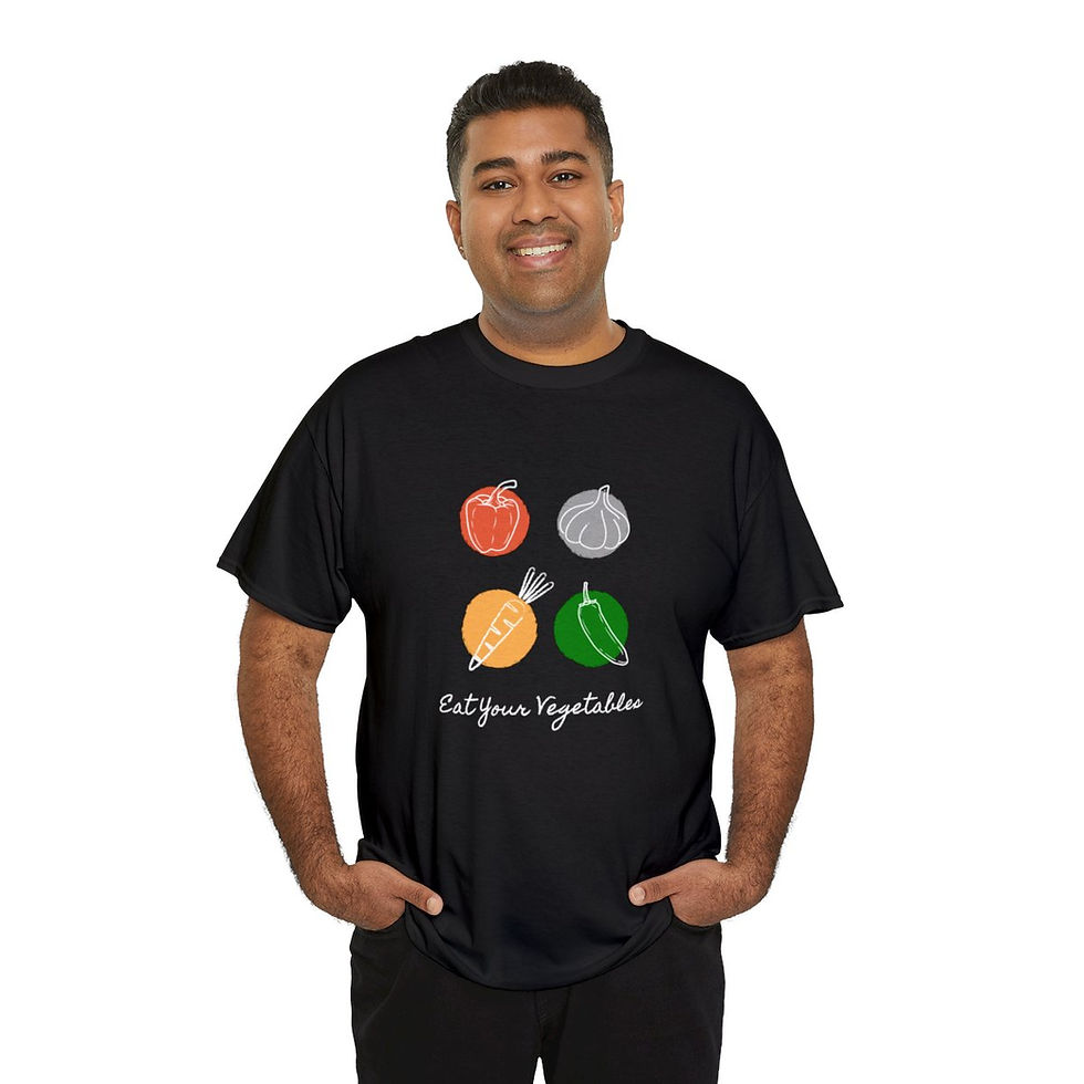 Thumbnail: Eat Your Vegetables Unisex Heavy Cotton Tee