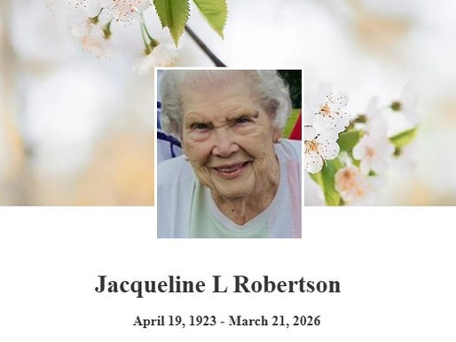 Memory of Jacqueline L Robertson