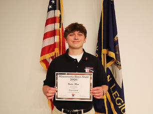 Post 550 Sponsors Boys State