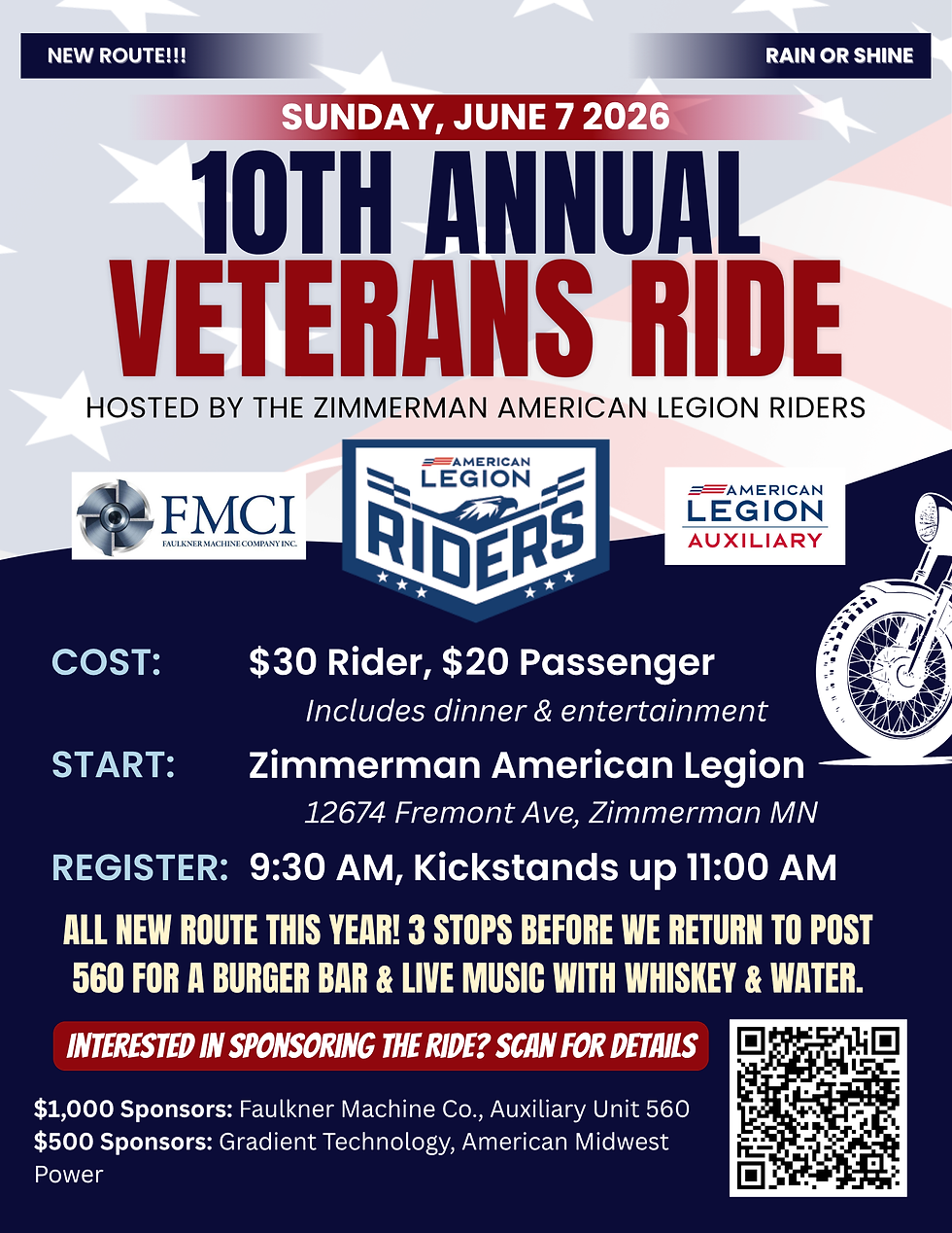 Legion Riders 10th Annual Veterans Ride
