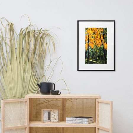 Art print in a frame 