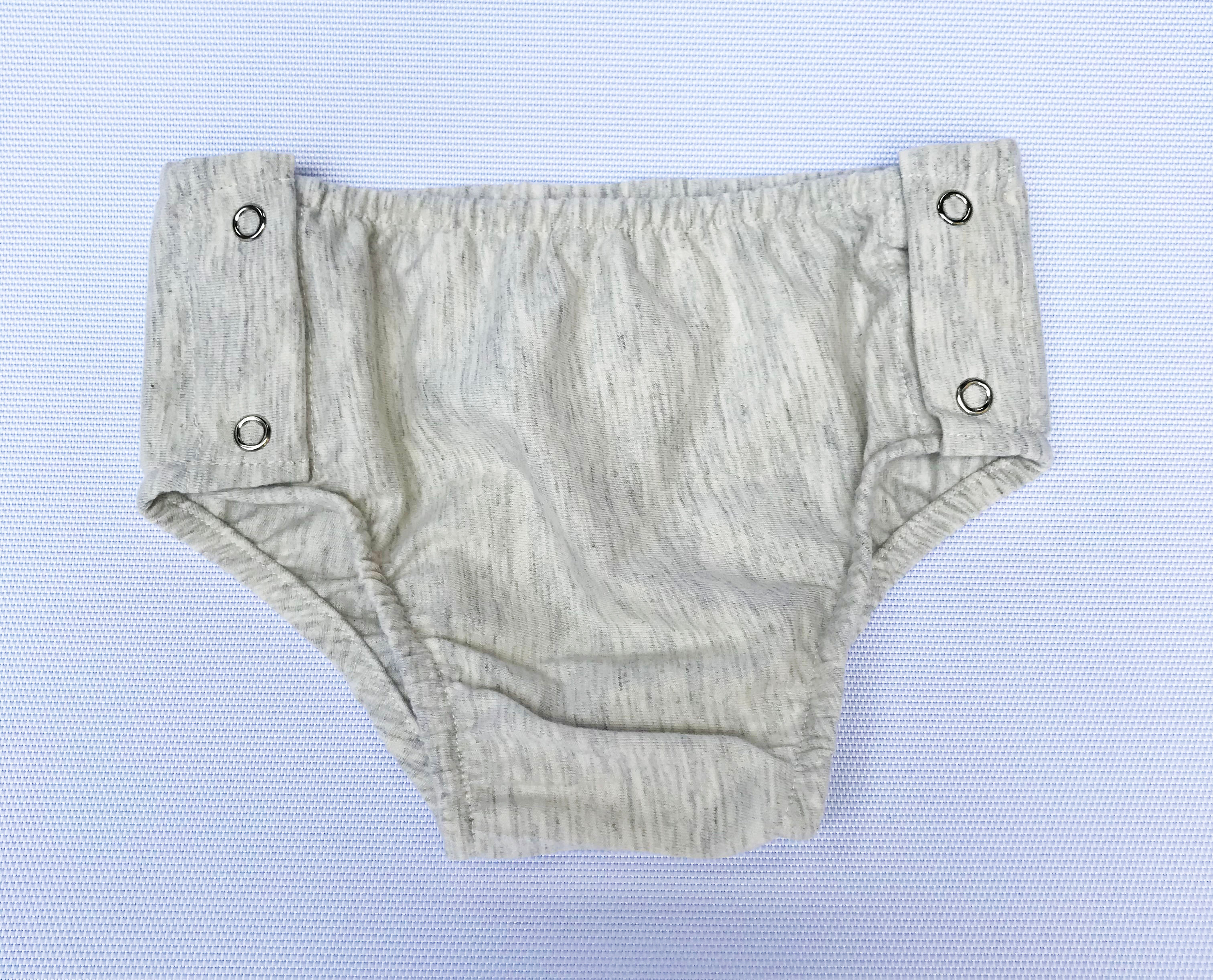 Tapa-Fraldas Cinza Mescla Clarinho