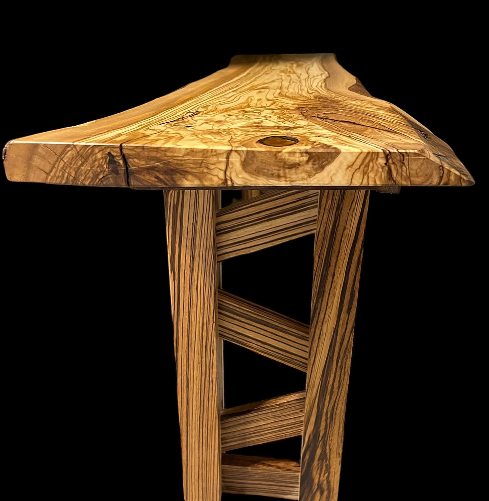 Thumbnail: Jerusalem Bench - Olive Wood