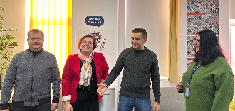 SHAMANA Sourcing and CAMUSAT representatives during the strategic visit in Romania.