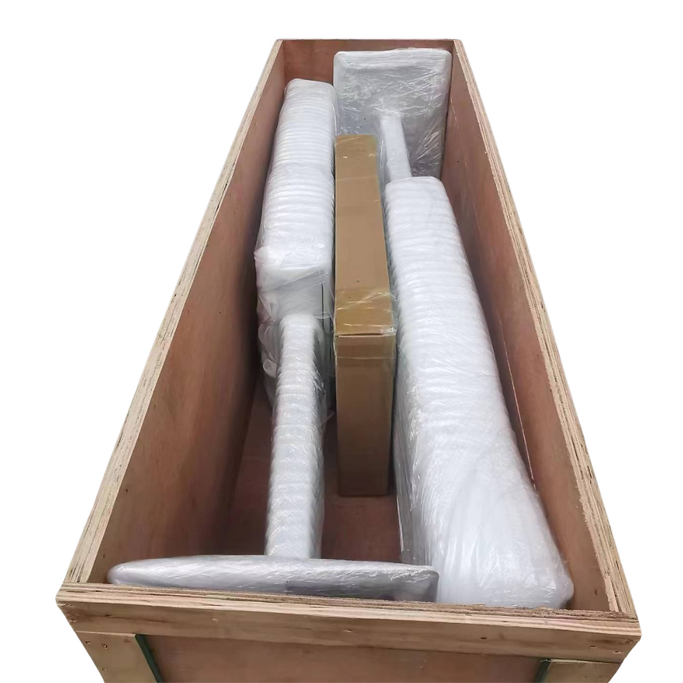 Internal protective packaging for public self-service kiosk transport