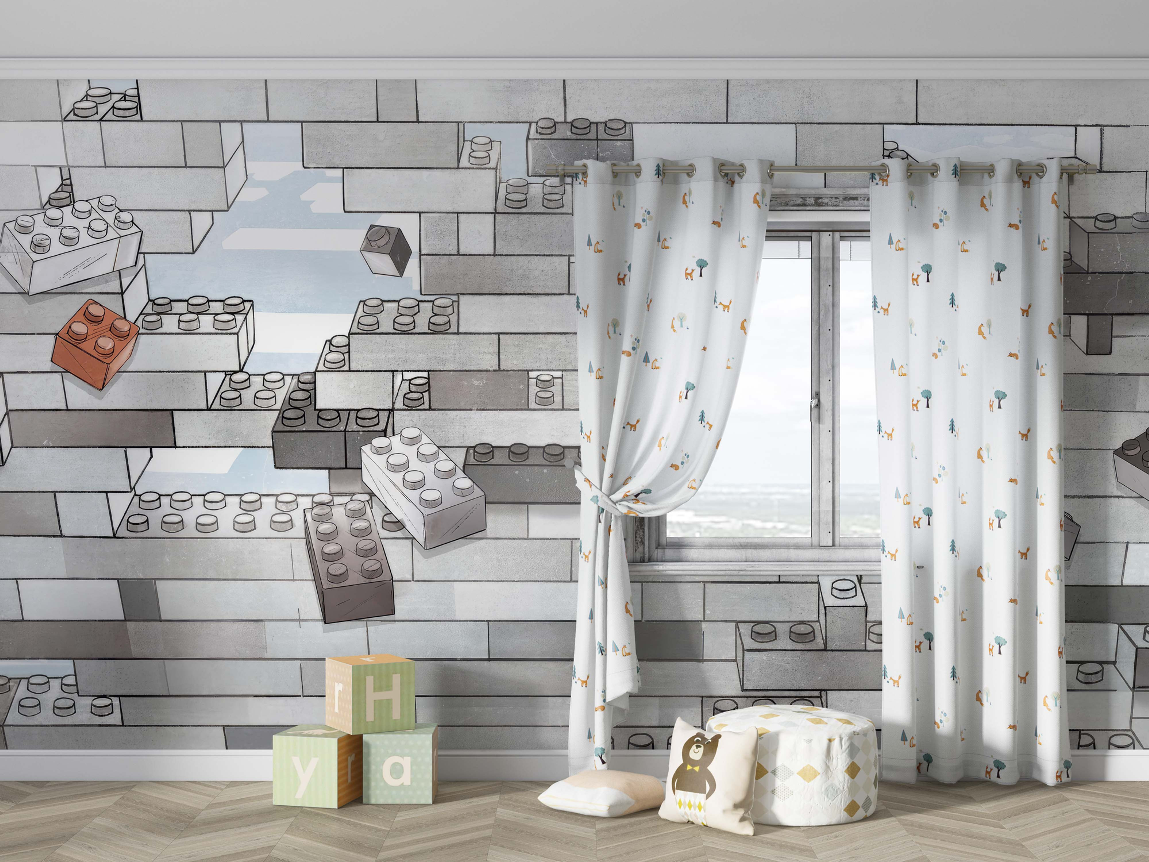 Lego Duvar Çocuk Odası Duvar Kağıdı