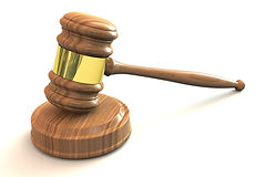 Judge's gavel representing court costs
