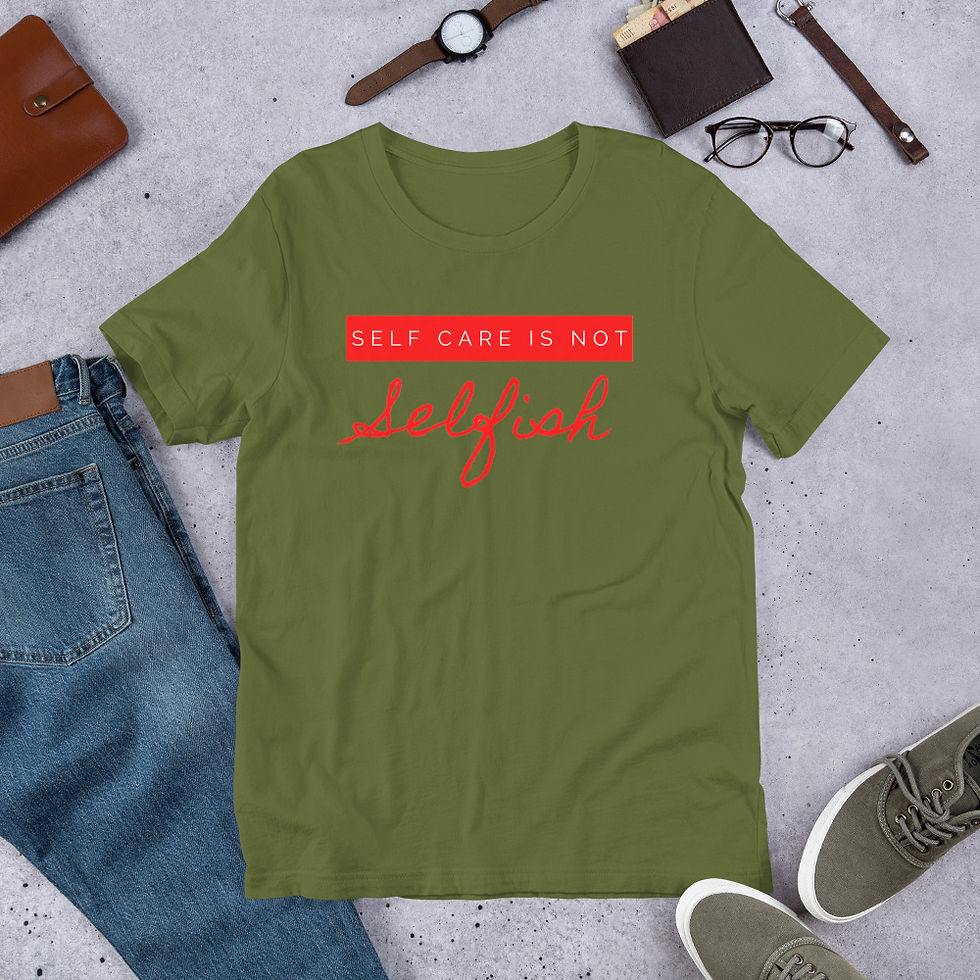 Миниатюра: Футболка Self Care Red Script