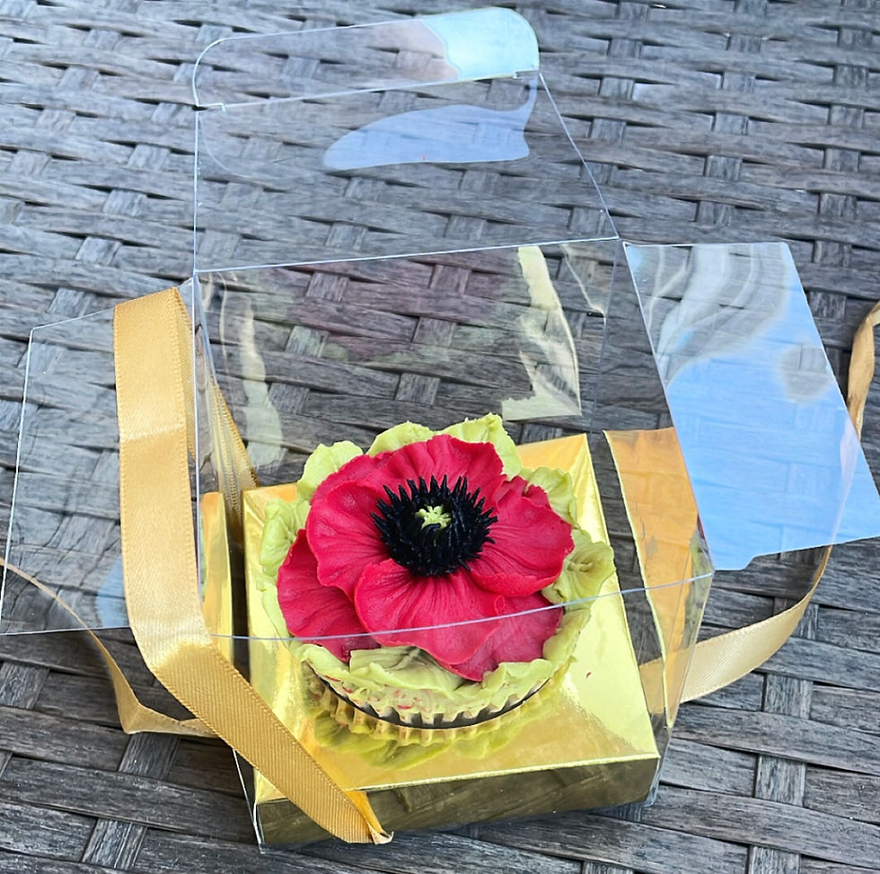 Thumbnail: Individual Floral Cupcake In A Lux Box  