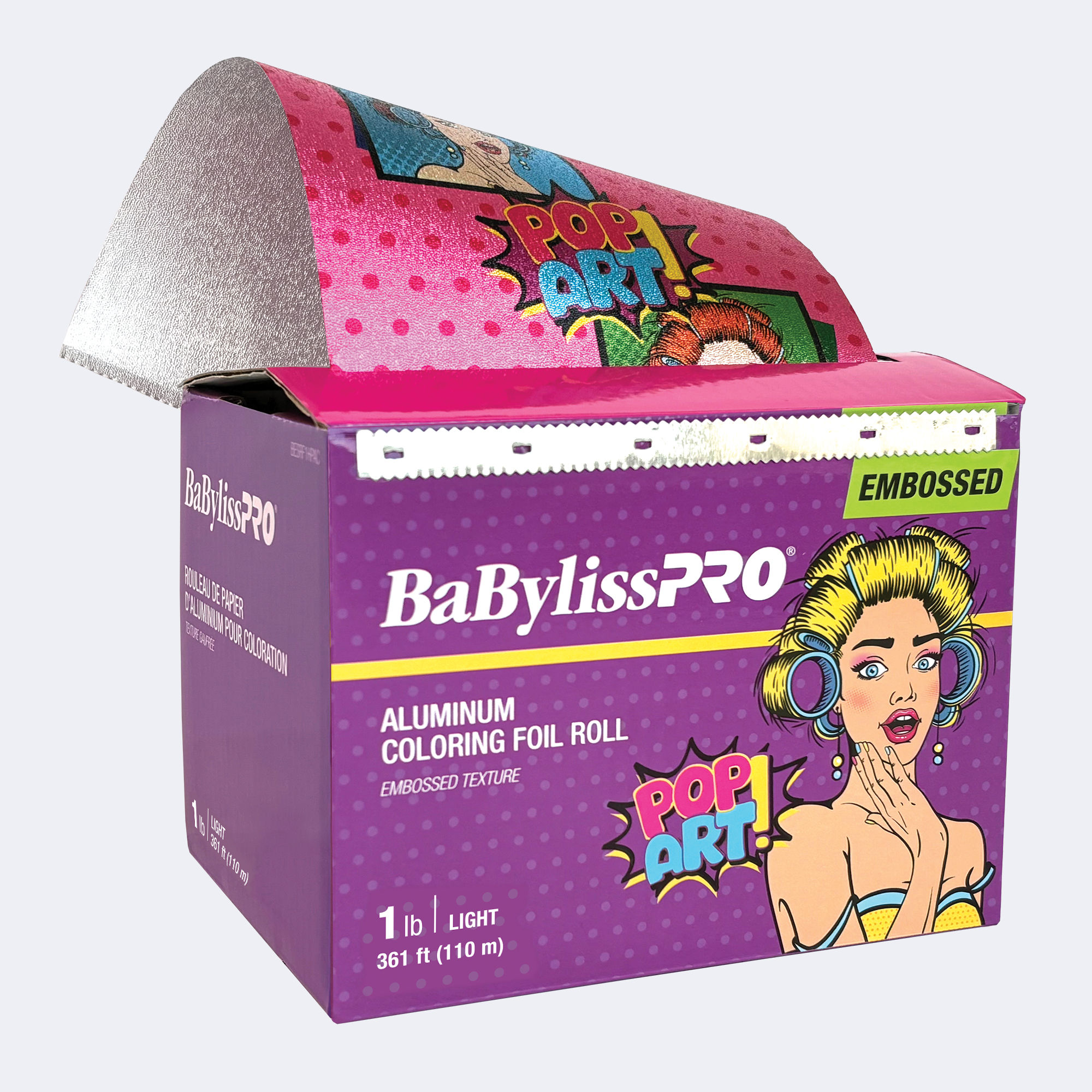 BaBylissPRO Pop Art Foil 1lb Light, Embossed Texture