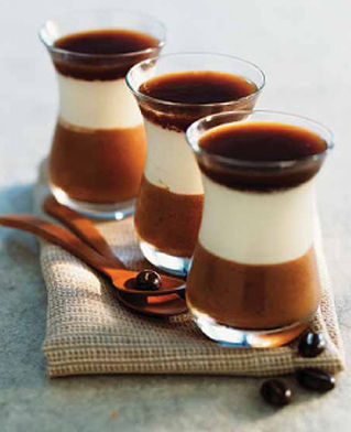 Mousse de chocolate con mascarpone y gelatina de café