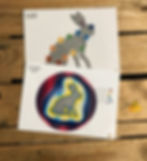 Soins énergétiques - Planche pour pendule - LAPIN Chakras et Aura