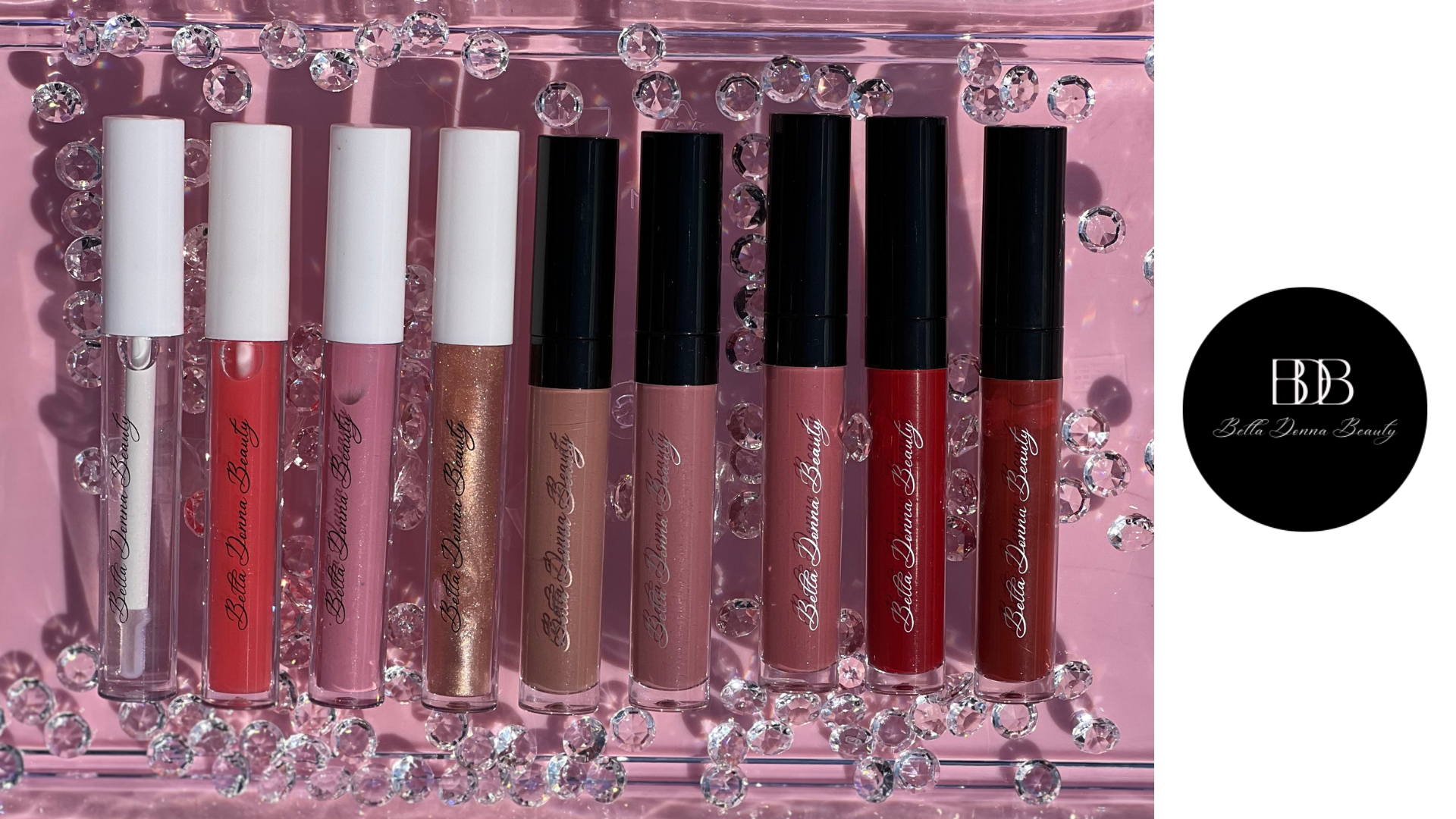 9/1 Bundle of Lustre Lip Glosses (4) & Matte Liquid Lipstick (5)