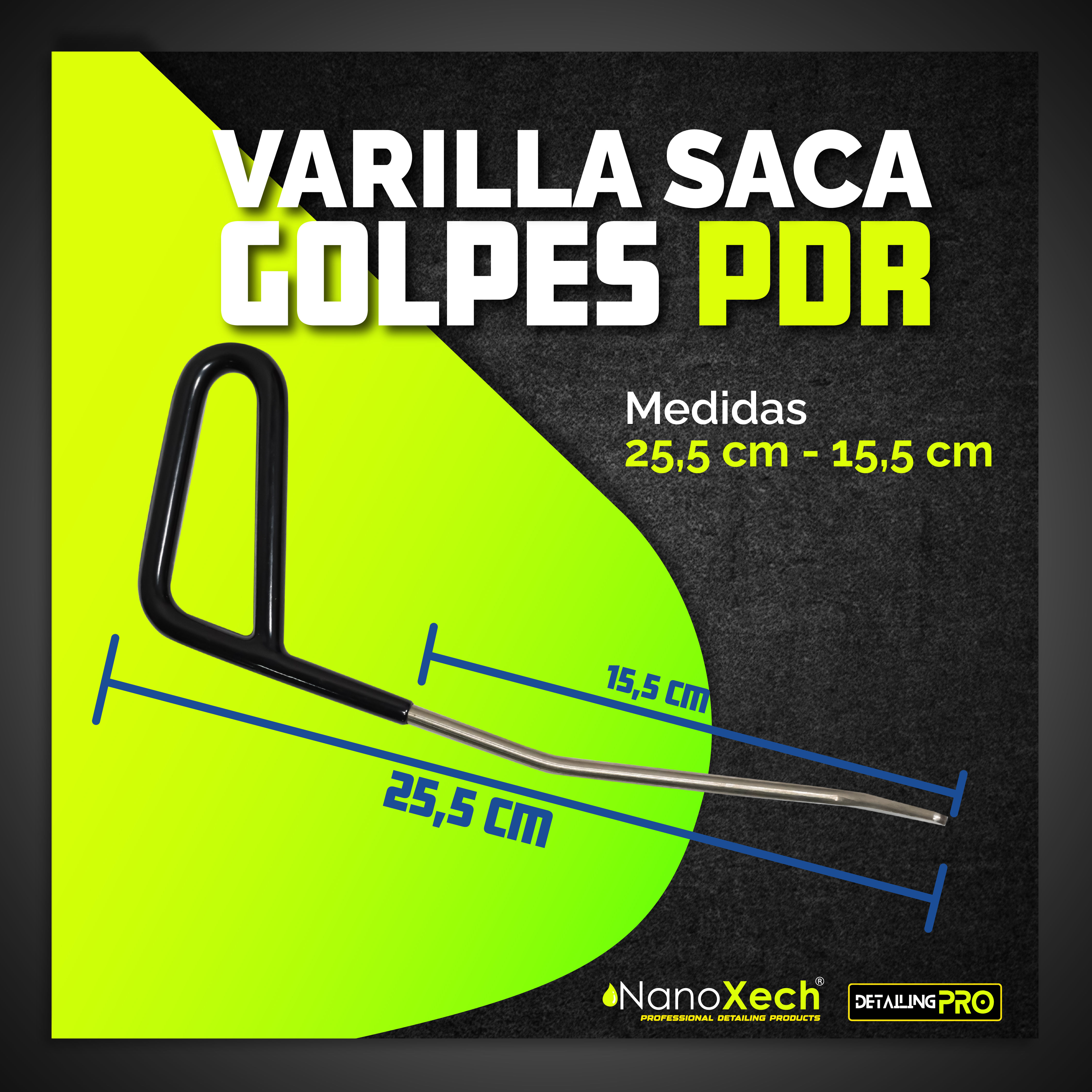 Varilla saca golpes PDR 25,5 cm