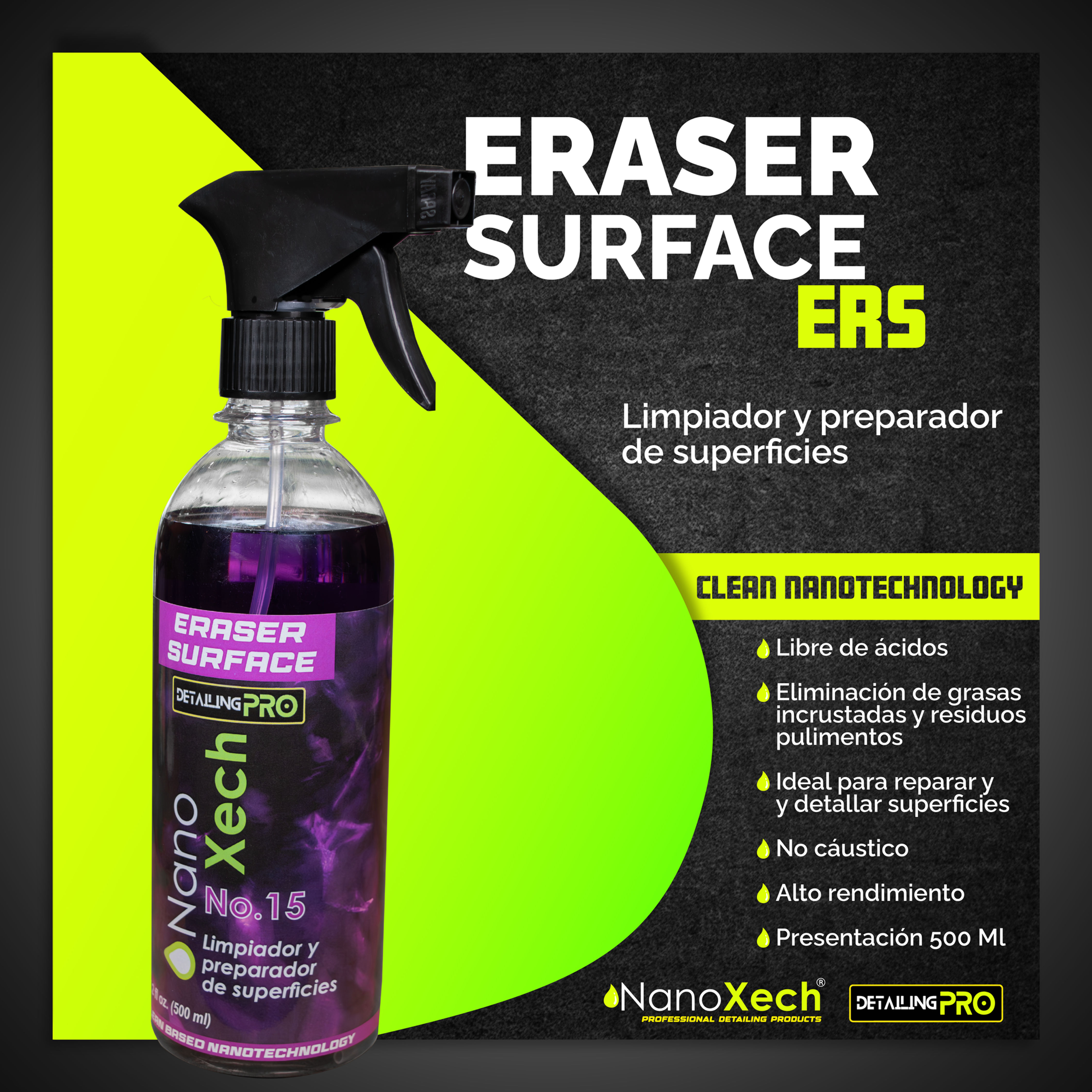 Limpiador y preparador de superficies 500ml