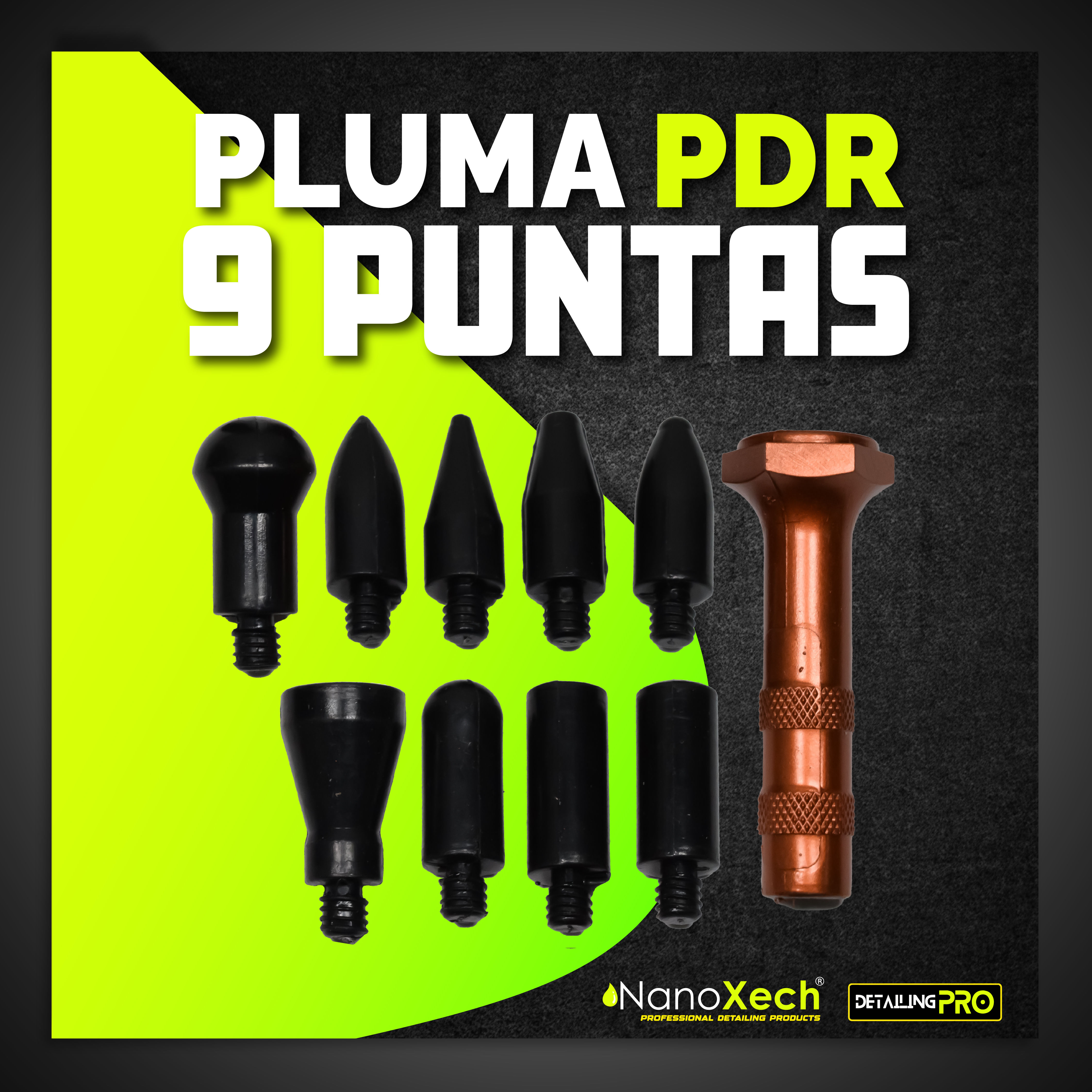 Pluma PDR - 9 Puntas
