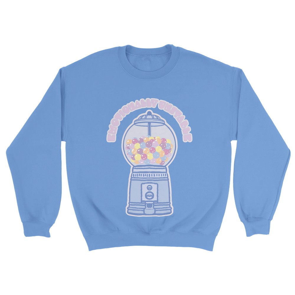 Mauve Emotionally Unstable – Classic Unisex Sweatshirt