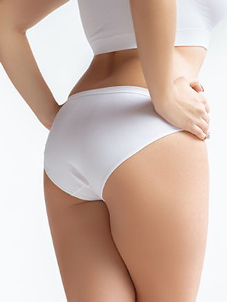 Gluteos suaves y tersos