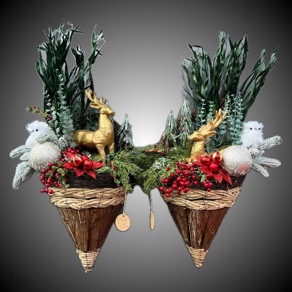 Gold Deer Wall Sconce