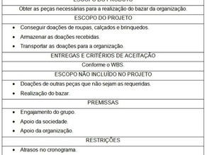 Saiba definir seu escopo e evite conflitos com
clientes