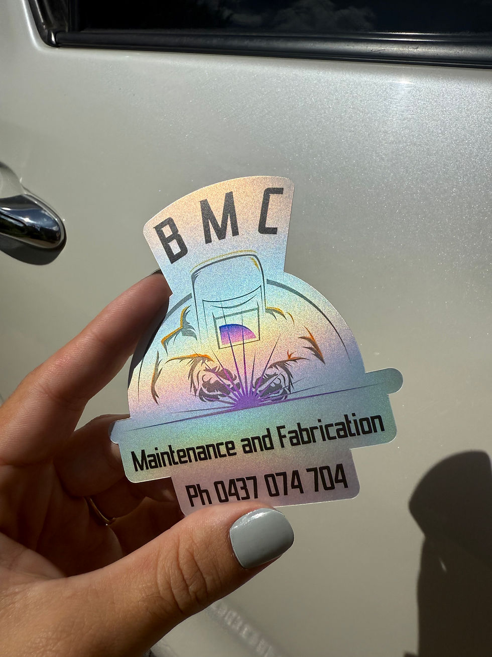 HOLOGRAPHIC BMC sticker